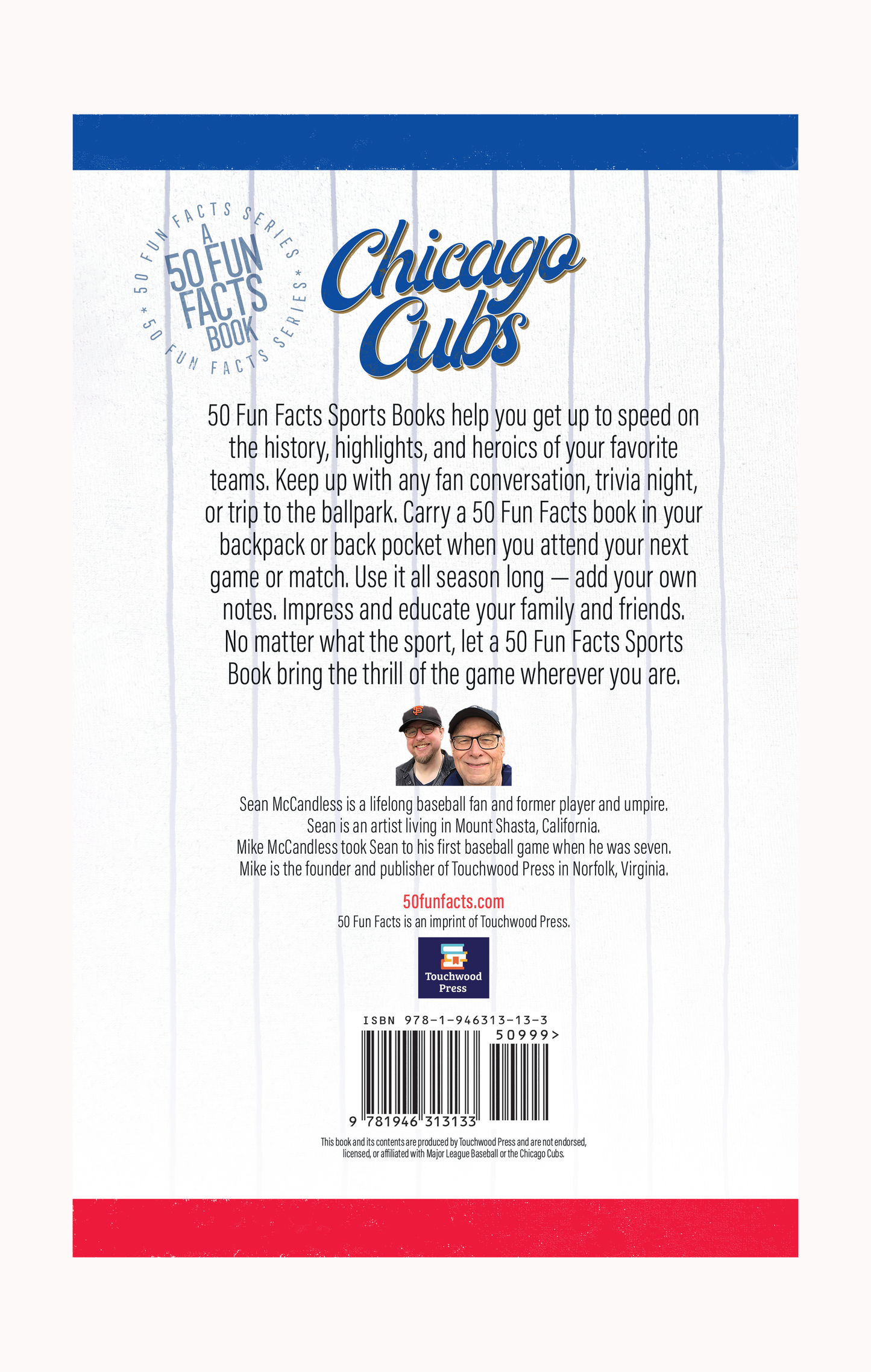 50 Fun Facts About the Chicago Cubs—Paperback, Kindle